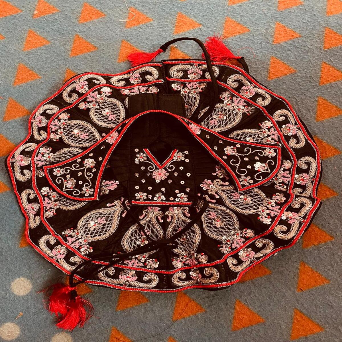Black Color Handwork Dress For Laddu Gopal Ji